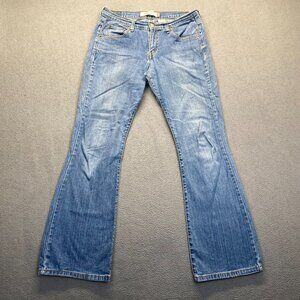 Levi's 515 Jeans Womens Sz 8L Blue Denim Cotton Bootcut Faded Light Wash